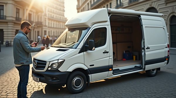 Comment louer un utilitaire en aller simple rapidement